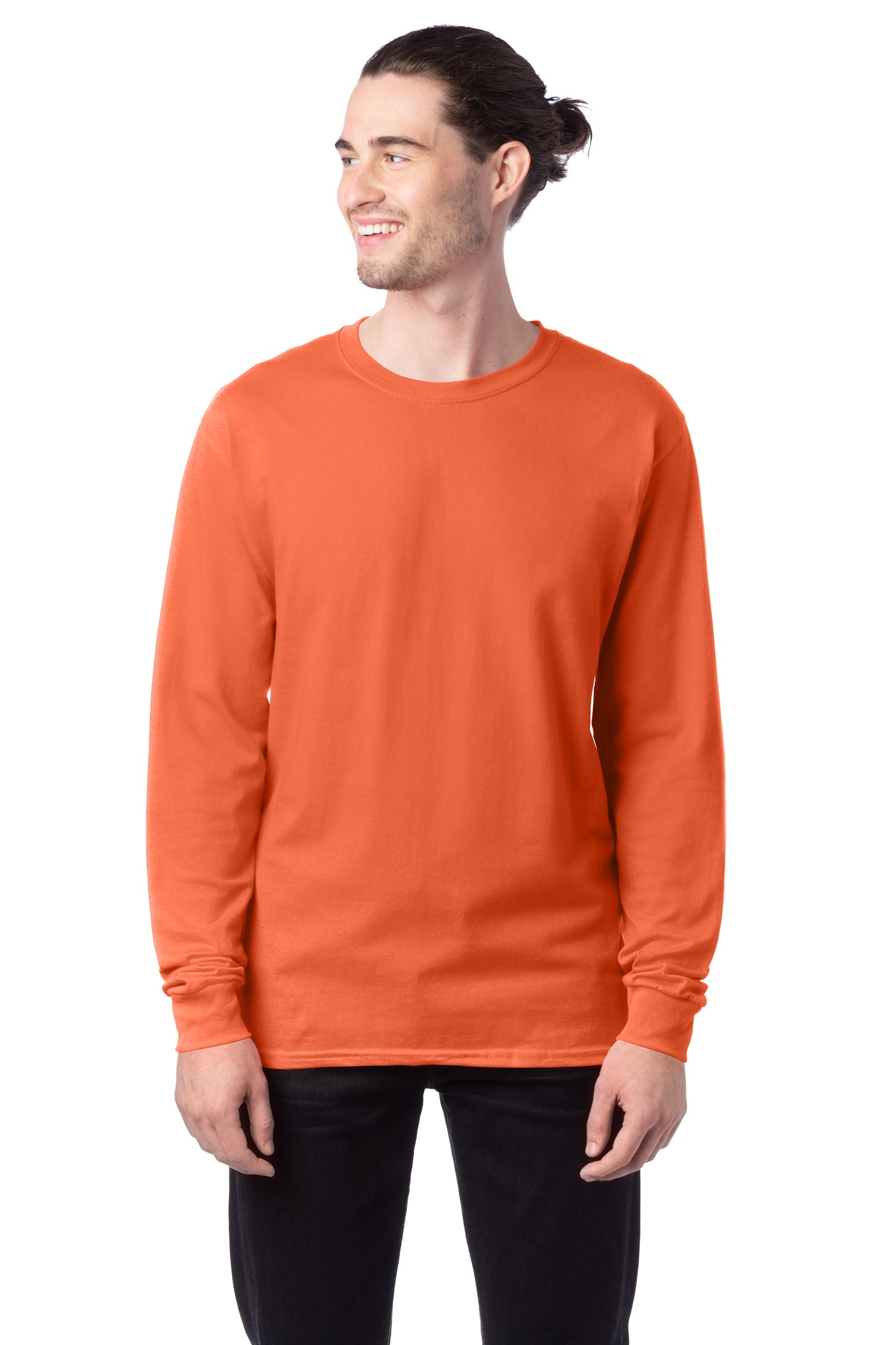 Essential-T Long Sleeve Tee - Texas Orange