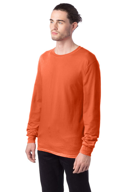 Essential-T Long Sleeve Tee - Texas Orange