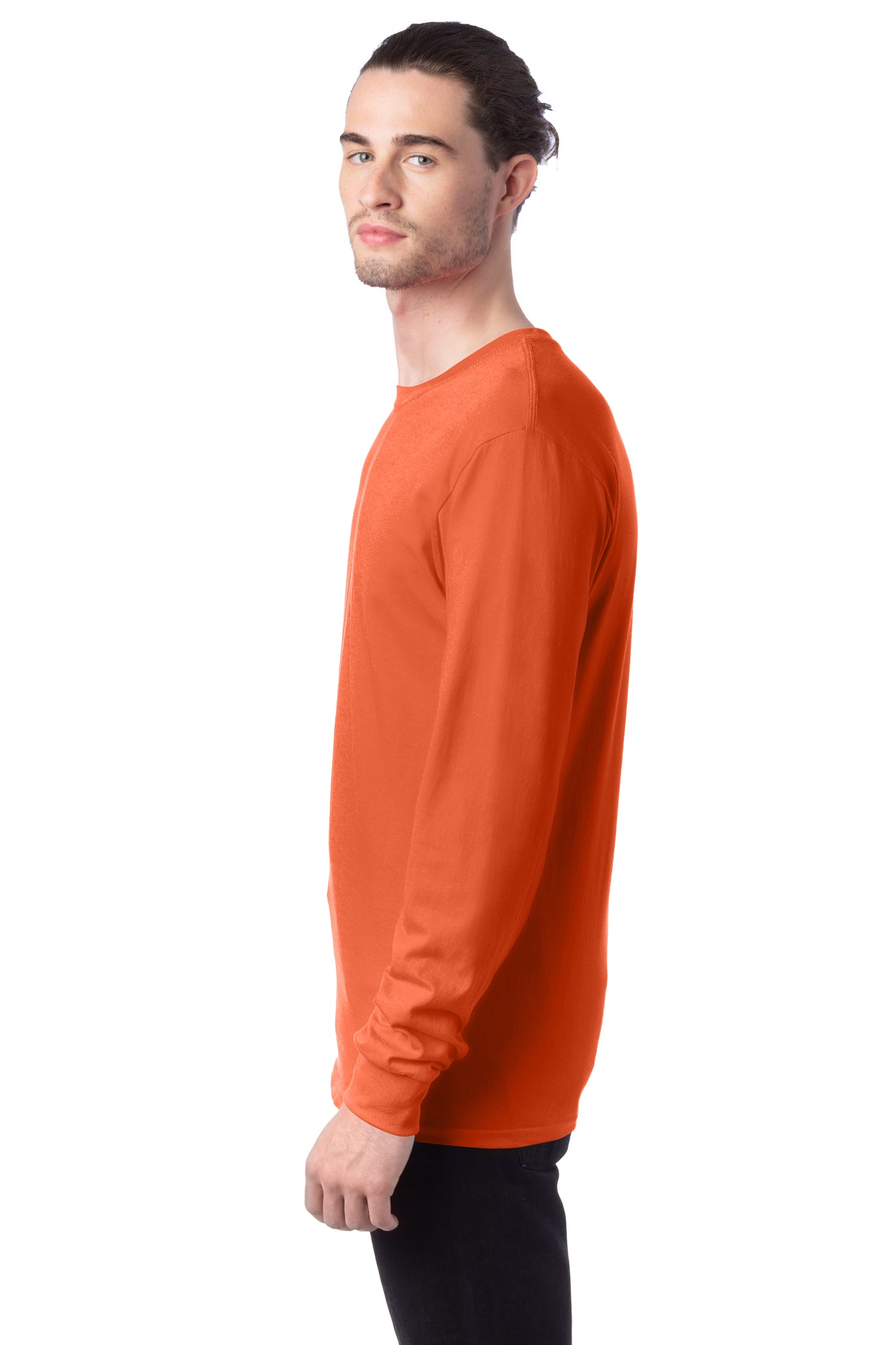 Essential-T Long Sleeve Tee - Texas Orange