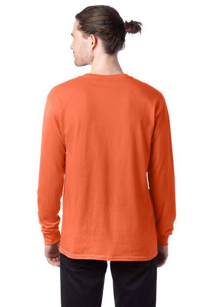 Essential-T Long Sleeve Tee - Texas Orange