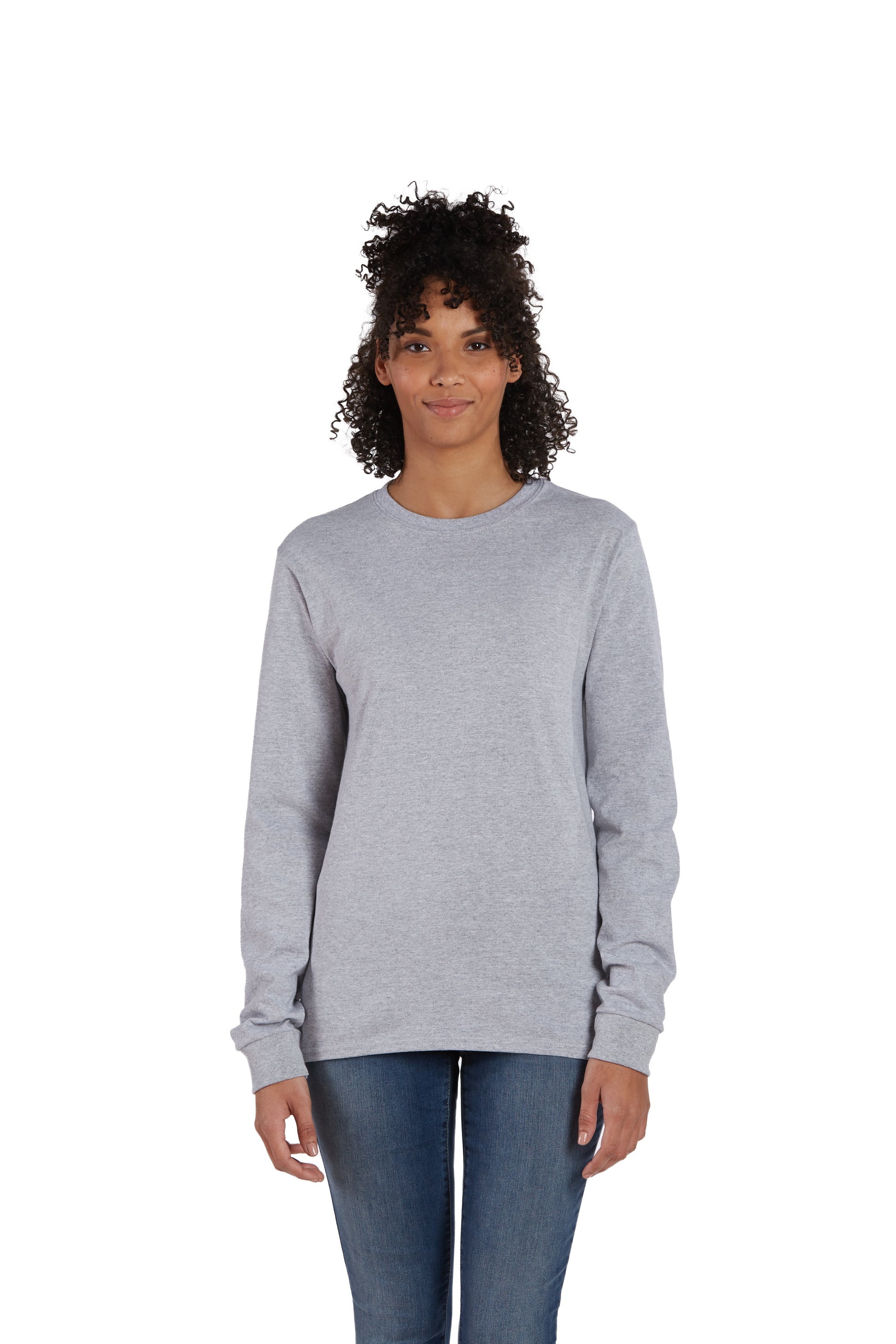 Essential-T Long Sleeve Tee - Light Steel