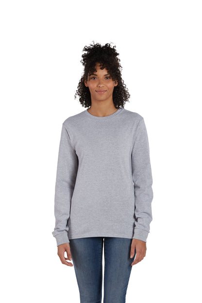 Essential-T Long Sleeve Tee - Light Steel