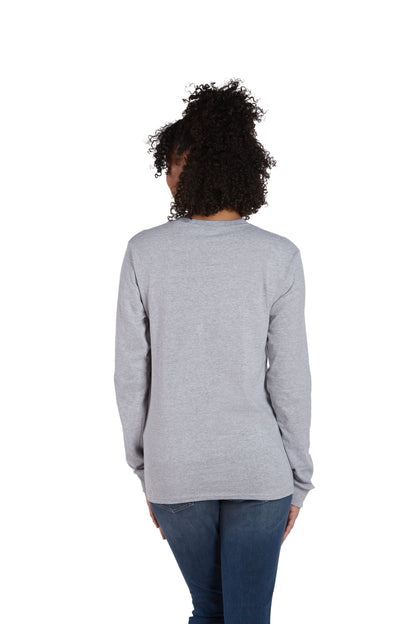 Essential-T Long Sleeve Tee - Light Steel
