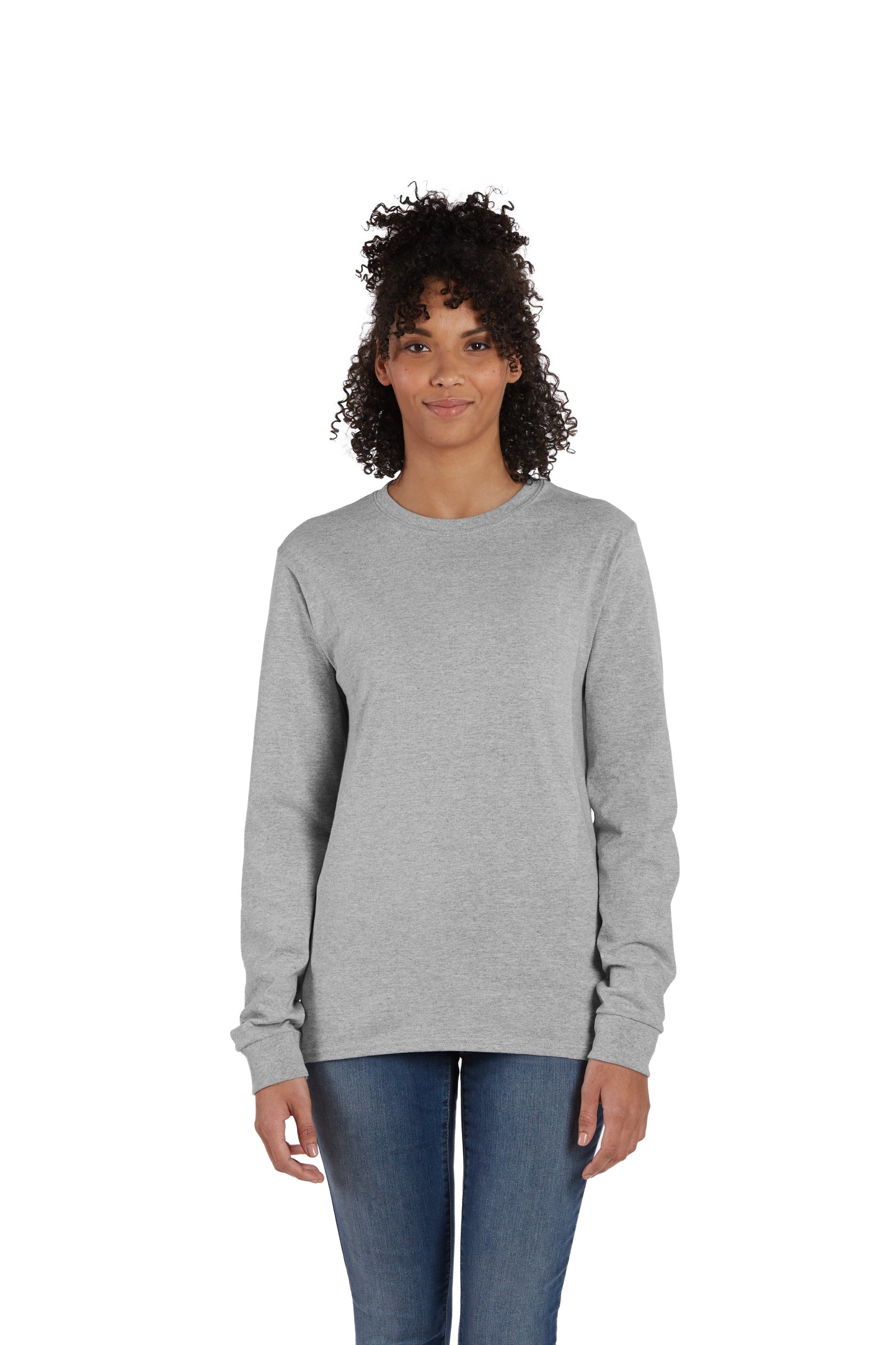 Essential-T Long Sleeve Tee - Oxford Gray