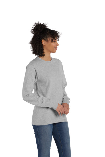 Essential-T Long Sleeve Tee - Oxford Gray