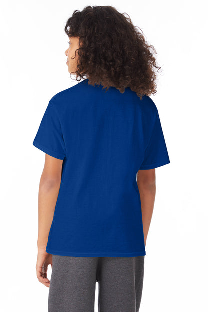 Youth 50/50 Ecosmart® Short Sleeve Tee - Deep Royal