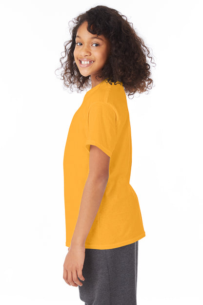 Youth 50/50 Ecosmart® Short Sleeve Tee - Gold