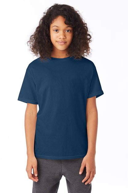 Youth 50/50 Ecosmart® Short Sleeve Tee - Navy