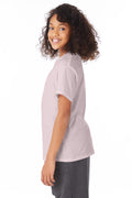 Youth 50/50 Ecosmart® Short Sleeve Tee - Pale Pink