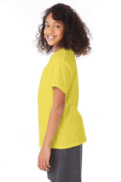 Youth 50/50 Ecosmart® Short Sleeve Tee - Yellow