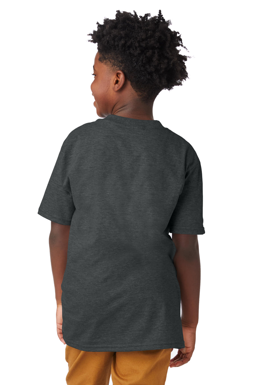 Youth Beefy-T® Short Sleeve Tee - Charcoal Heather
