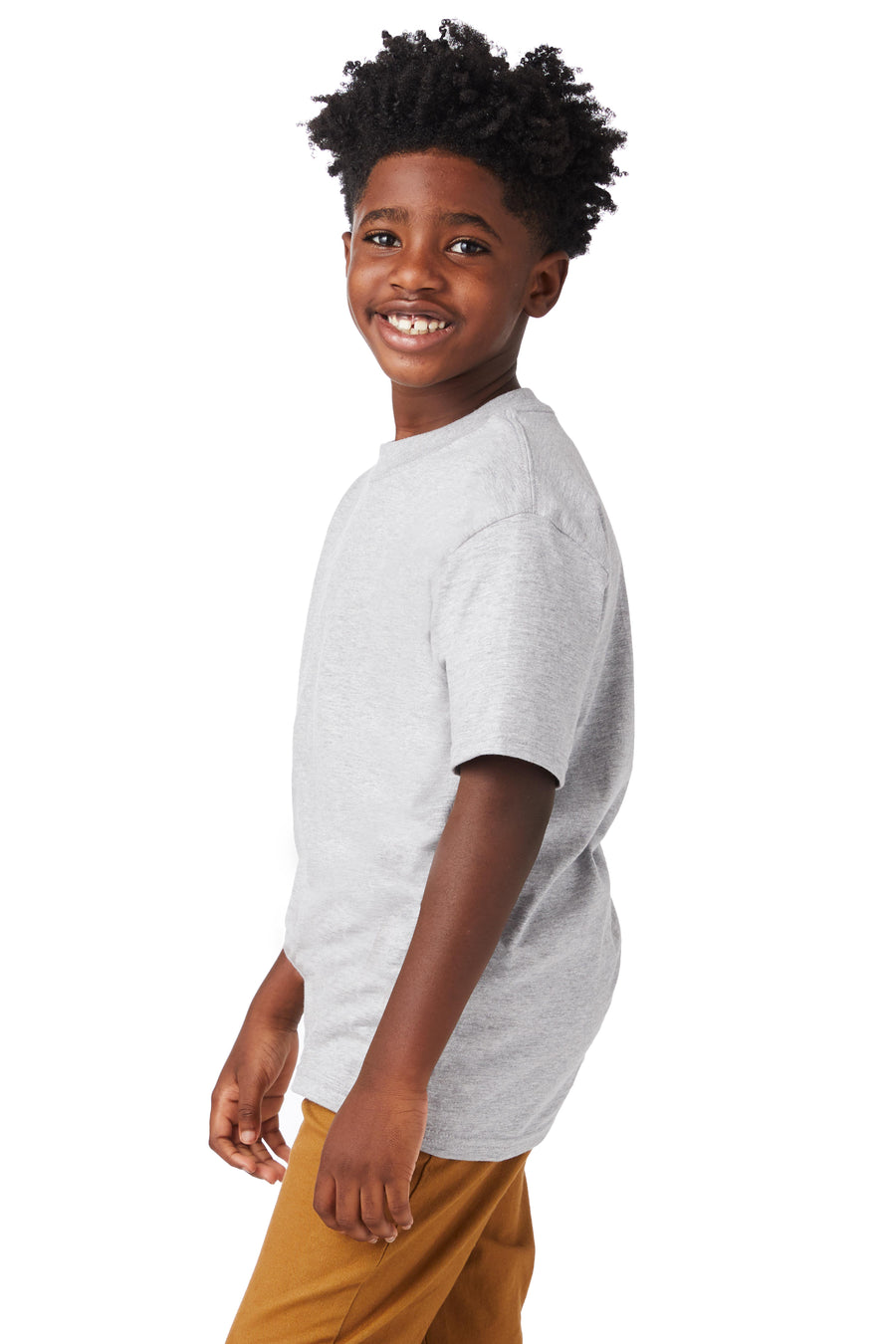 Youth Beefy-T® Short Sleeve Tee - Light Steel