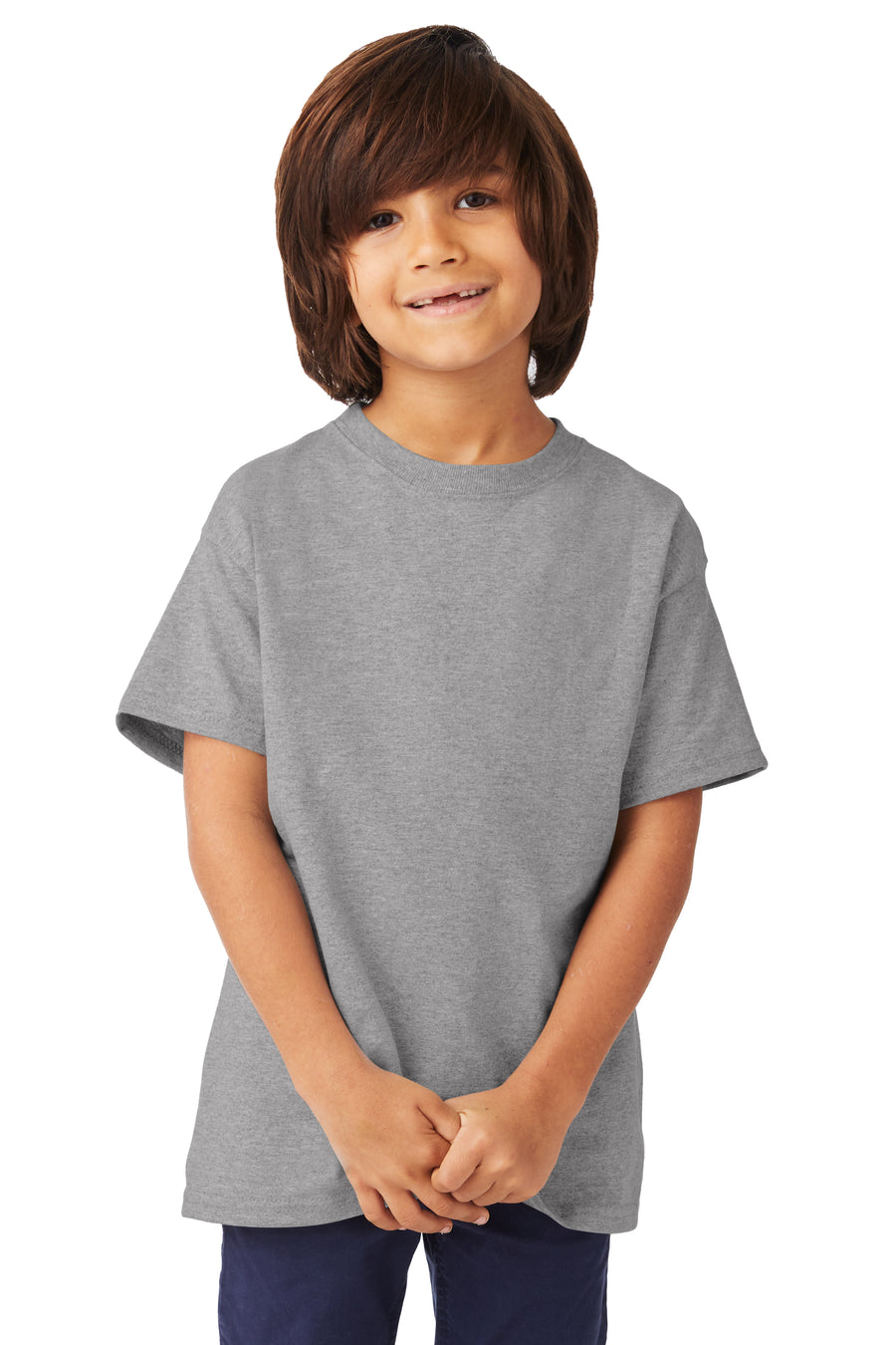 Youth Authentic Short Sleeve Tee - Oxford Gray