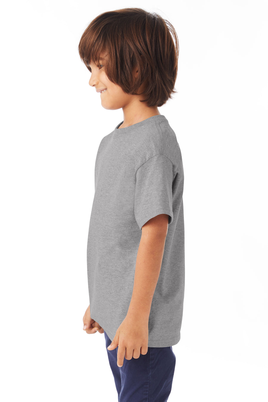 Youth Authentic Short Sleeve Tee - Oxford Gray