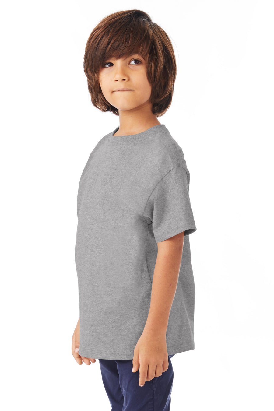 Youth Authentic Short Sleeve Tee - Oxford Gray