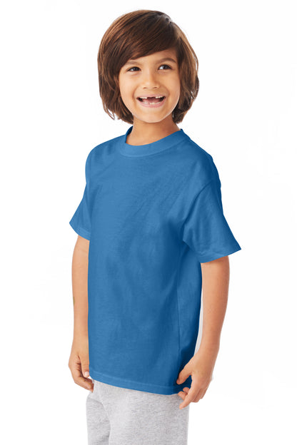 Youth Authentic Short Sleeve Tee - Denim Blue