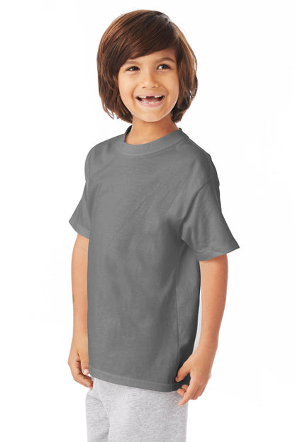 Youth Authentic Short Sleeve Tee - Smoke Gray