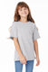 Hanes 5480 - Youth Short Sleeve Essential-T - Ash