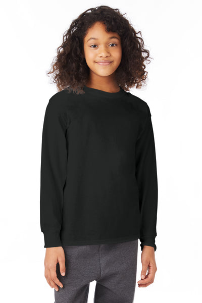 Youth Authentic Long Sleeve Tee - Black