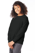 Youth Authentic Long Sleeve Tee - Black