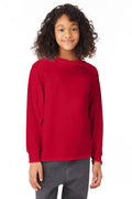 Youth Authentic Long Sleeve Tee - Deep Red