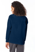 Youth Authentic Long Sleeve Tee - Navy