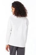 Youth Authentic Long Sleeve Tee - White