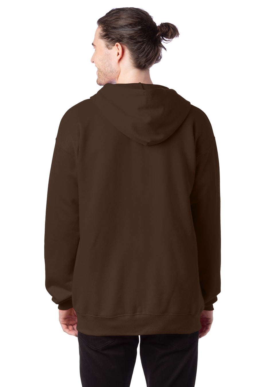 Ultimate Cotton® 90/10 Full-Zip Hoodie - Dark Chocolate
