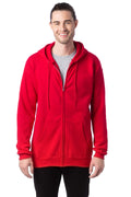 Ultimate Cotton® 90/10 Full-Zip Hoodie - Deep Red