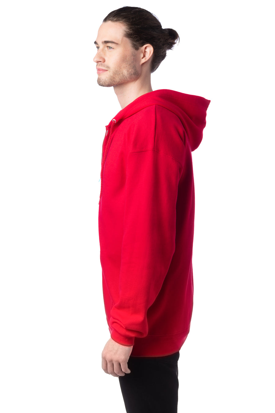 Ultimate Cotton® 90/10 Full-Zip Hoodie - Deep Red