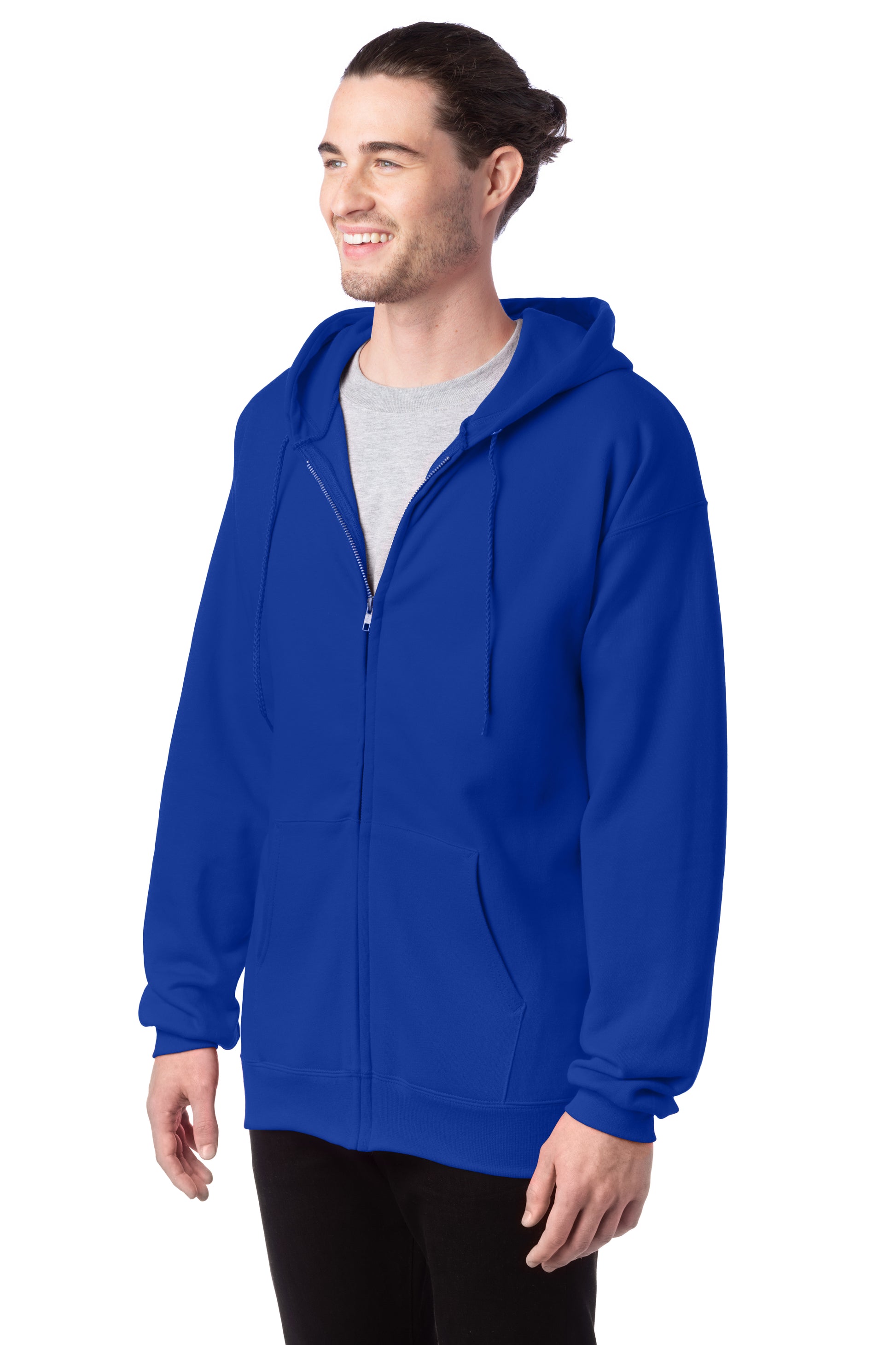 Ultimate Cotton® 90/10 Full-Zip Hoodie - Deep Royal