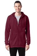 Ultimate Cotton® 90/10 Full-Zip Hoodie - Maroon