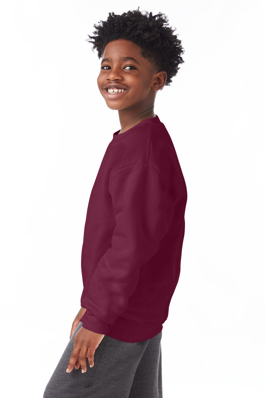 Youth EcoSmart® 50/50 Sweatshirt - Maroon