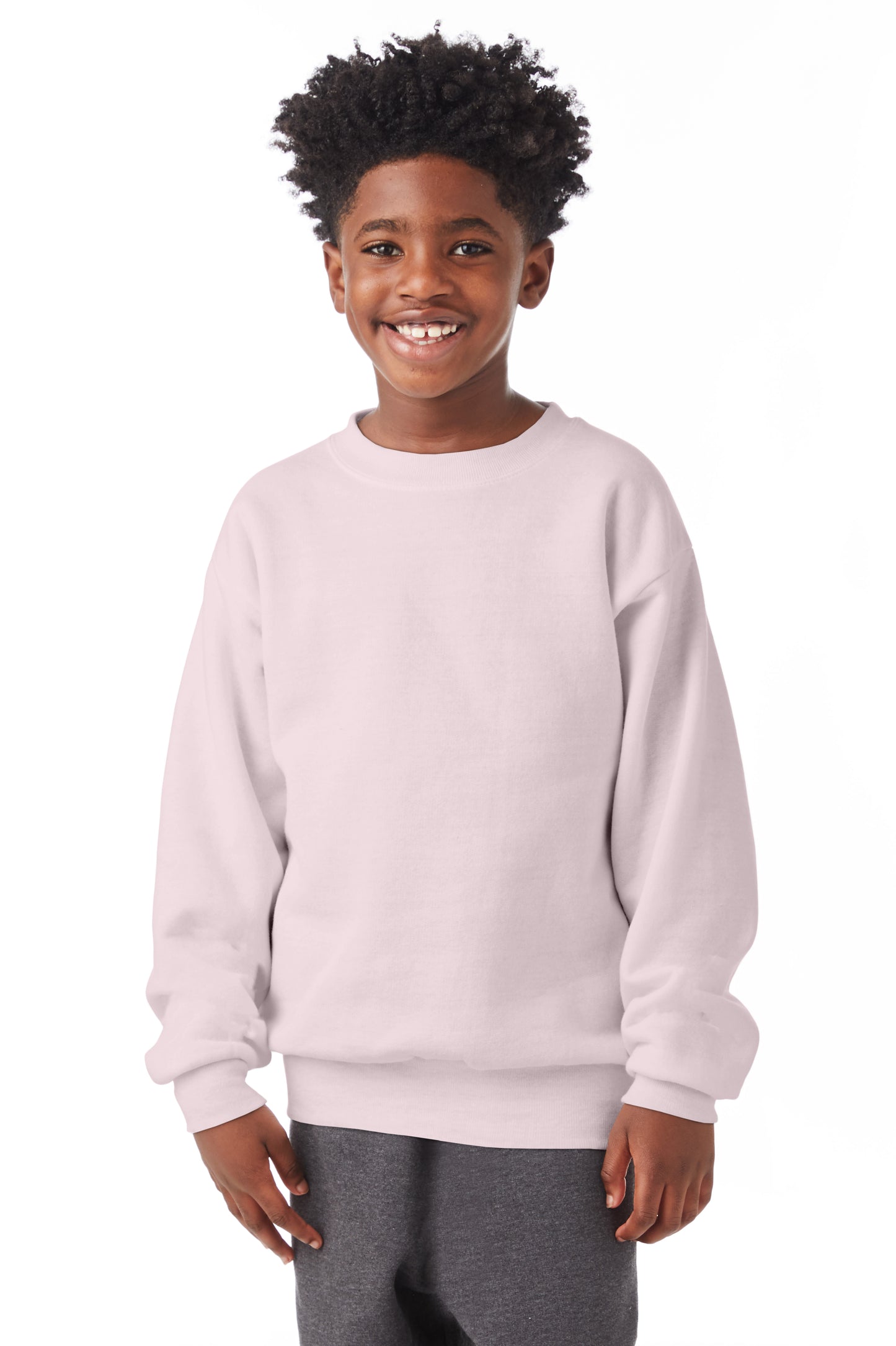 Youth EcoSmart® 50/50 Sweatshirt - Pale Pink