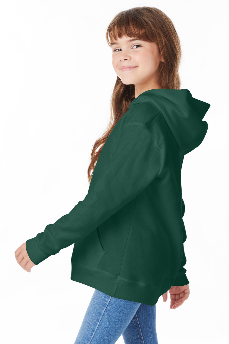 Youth EcoSmart® 50/50 Pullover Hoodie - Deep Forest