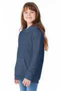 Youth EcoSmart® 50/50 Pullover Hoodie - Heather Navy