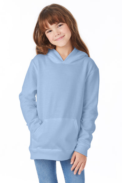Youth EcoSmart® 50/50 Pullover Hoodie - Light Blue