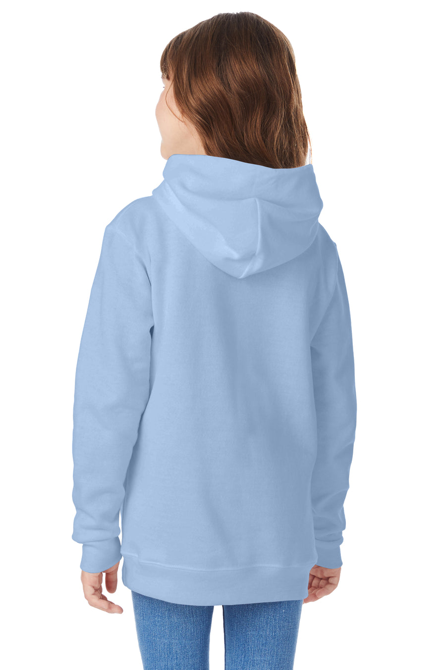 Youth EcoSmart® 50/50 Pullover Hoodie - Light Blue