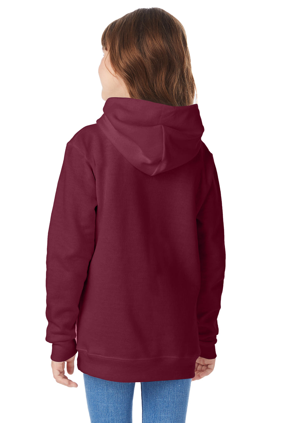 Youth EcoSmart® 50/50 Pullover Hoodie - Maroon