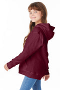 Youth EcoSmart® 50/50 Pullover Hoodie - Maroon