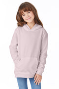Youth EcoSmart® 50/50 Pullover Hoodie - Pale Pink