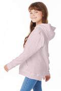 Youth EcoSmart® 50/50 Pullover Hoodie - Pale Pink