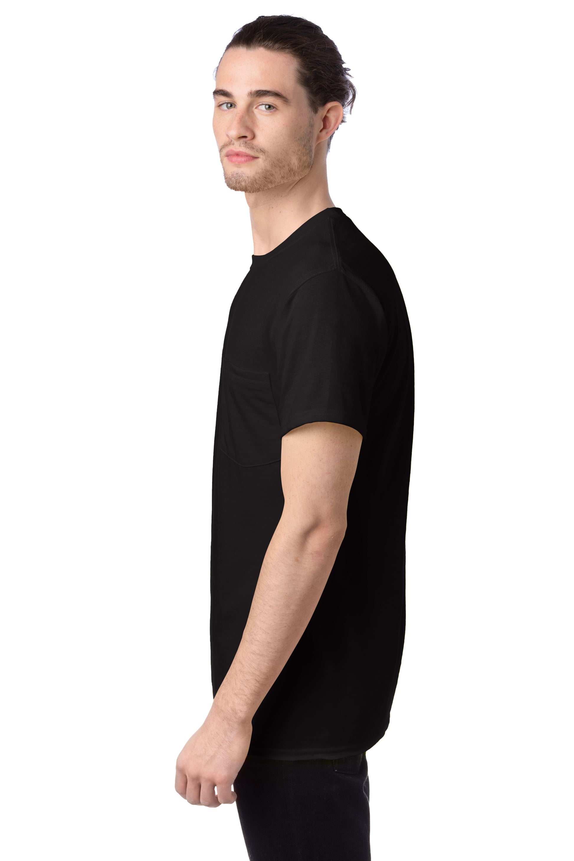 Workwear Short Sleeve Pocket Tee - Black