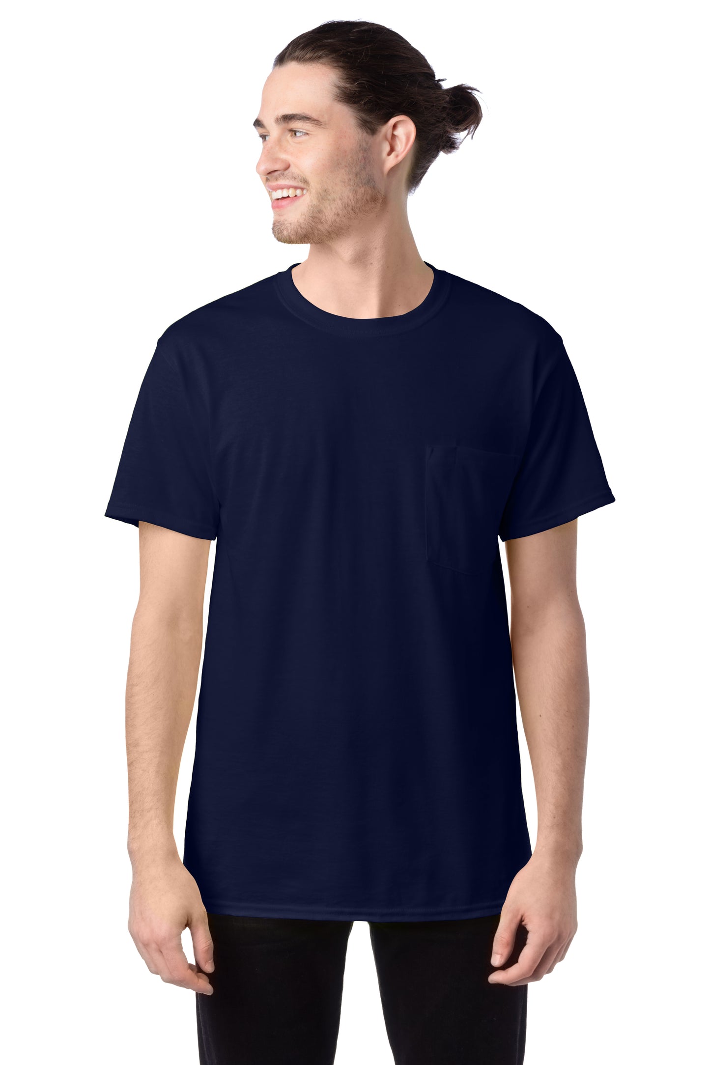 Workwear Short Sleeve Pocket Tee - Navy