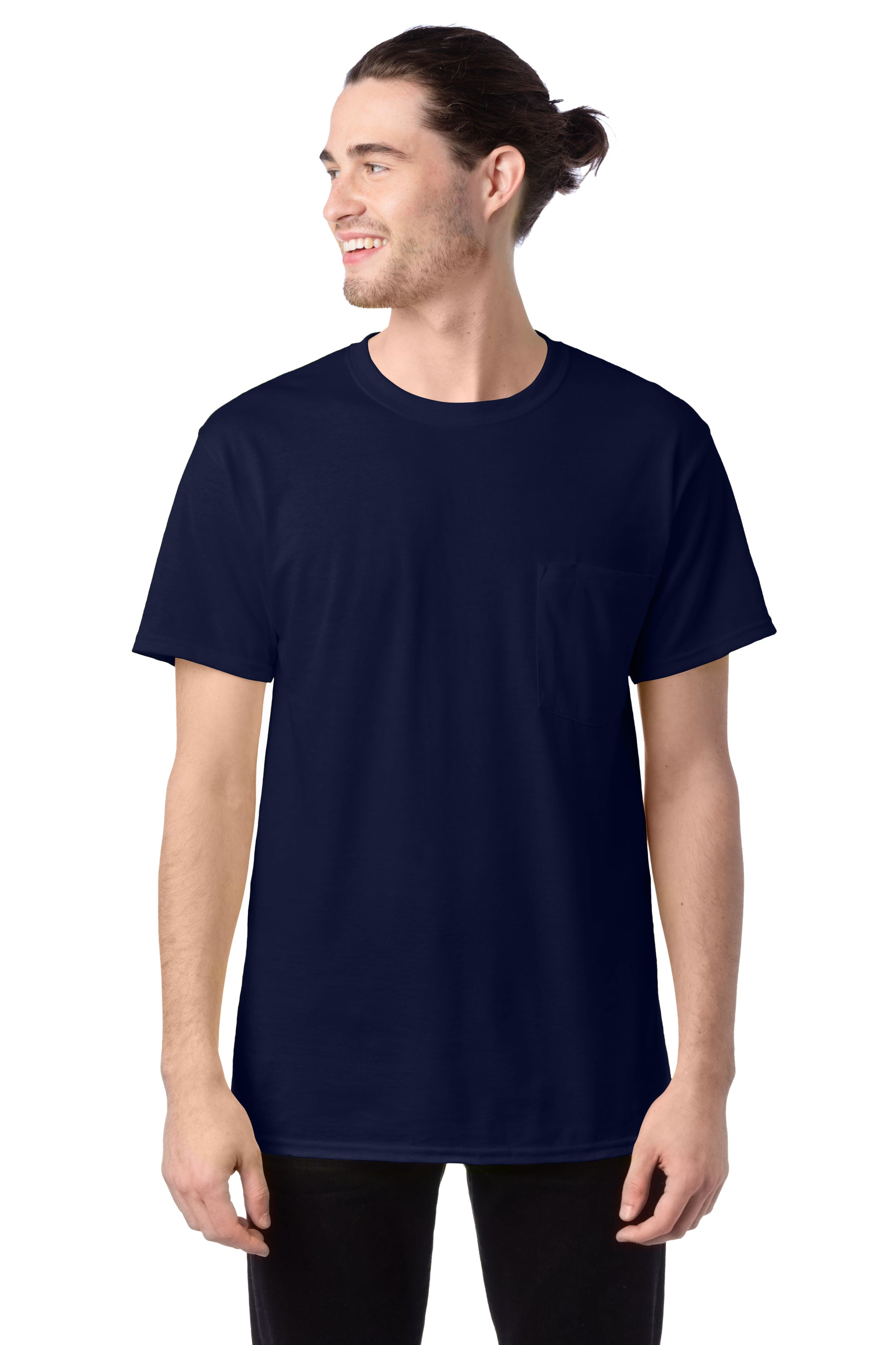 Workwear Short Sleeve Pocket Tee - Navy