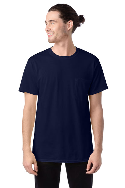 Workwear Short Sleeve Pocket Tee - Navy