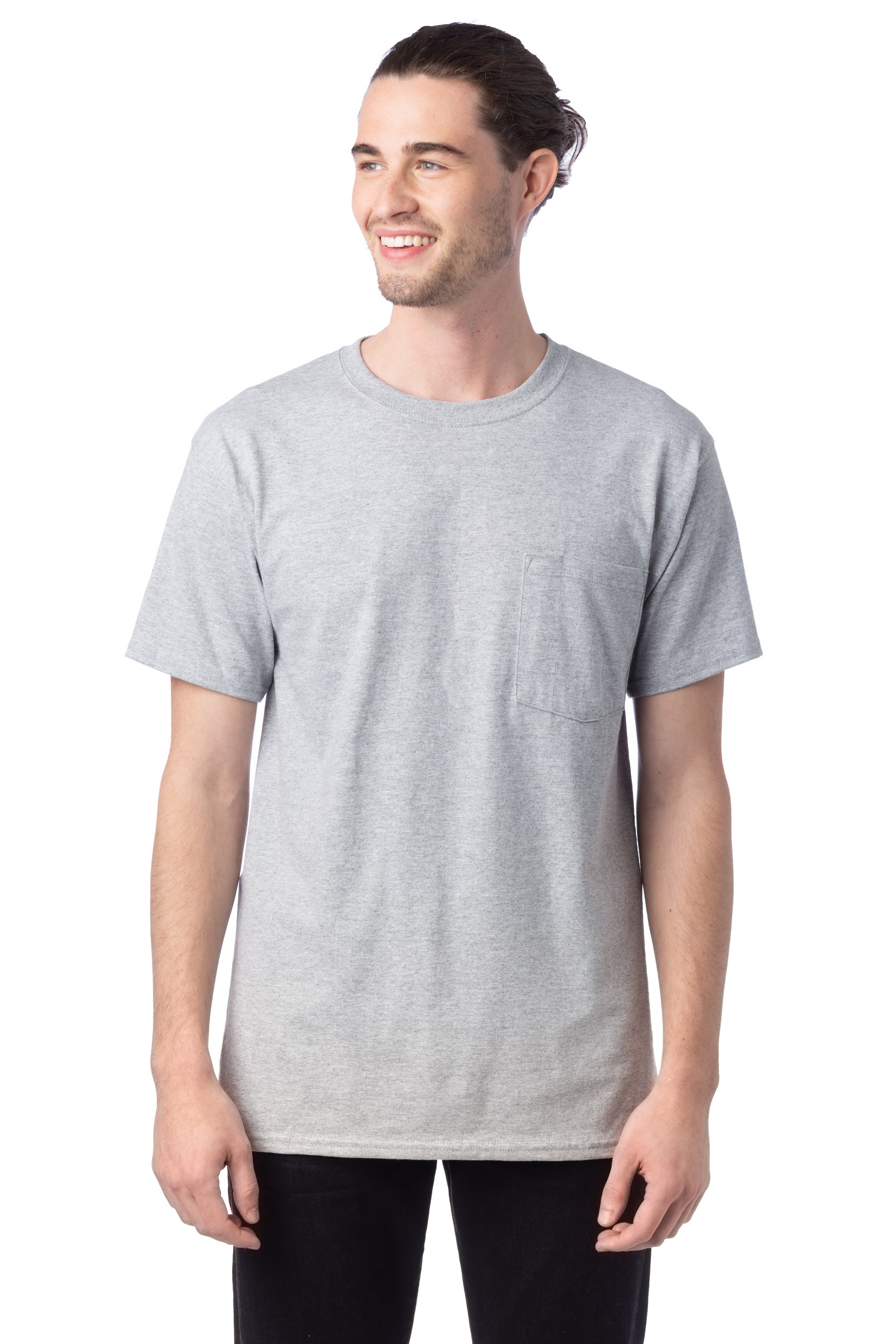 Workwear Short Sleeve Pocket Tee - Light Steel