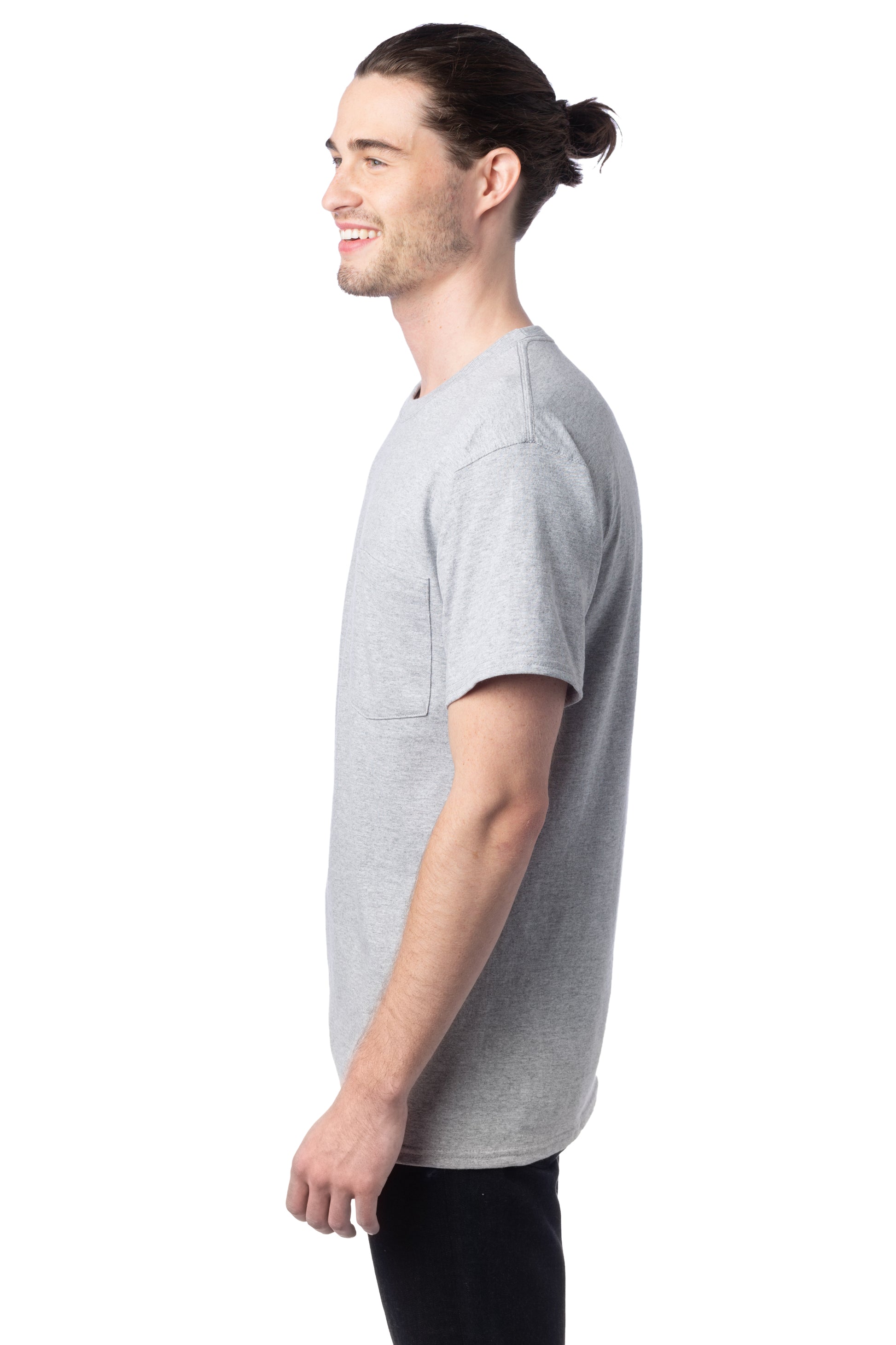 Workwear Short Sleeve Pocket Tee - Light Steel