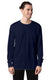 Hanes W120 - Workwear Long Sleeve Pocket Tee - Navy