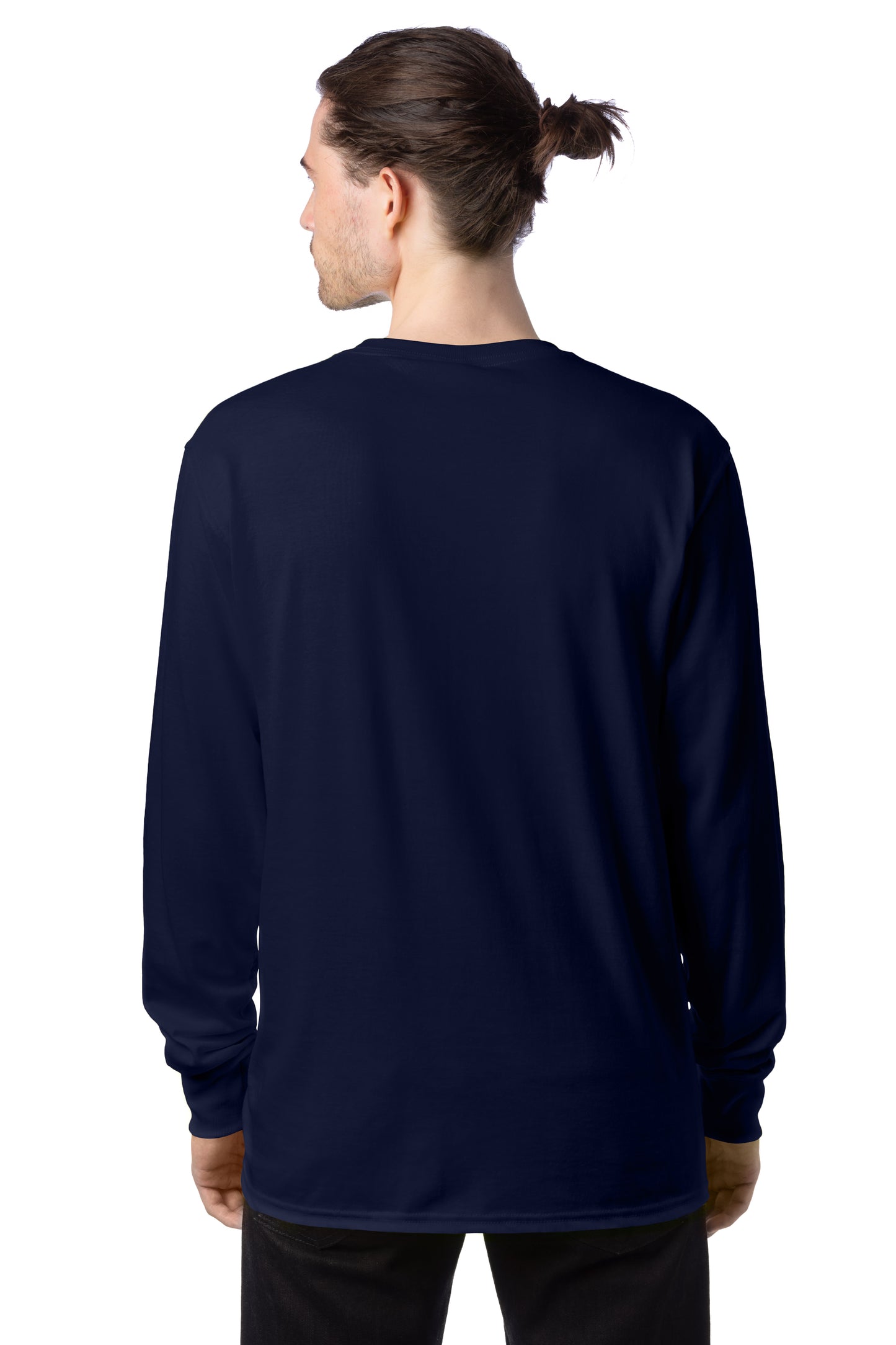 Workwear Long Sleeve Pocket Tee - Navy